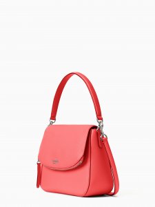 Jackson Medium Flap Shoulder Bag/ Stop Light