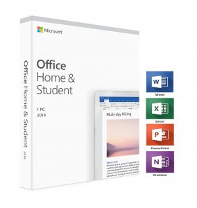 Microsoft Office Home and Student 2019, Digital License, 1 PC (Windows), Spanish or English Language Support