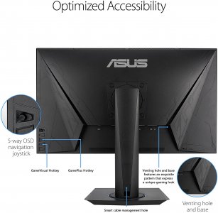 ASUS VG275Q 27 inch Full HD 1080p 1ms Dual HDMI Eye Care Console Gaming Monitor with FreeSync/Adaptive Sync, Black