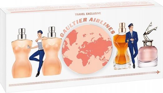 Estuche Miniatura Jean Paul Gaultier/ Dama/ EDP/ 4 Piezas