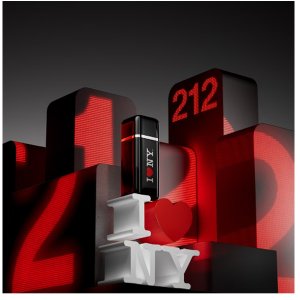 Carolina Herrera 212 VIP Black I Love NY / Eau de Parfum / EDP - 100 ml / 3.4 oz
