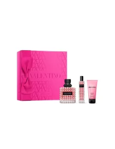 Estuche Valentino Donna Born in Roma / Eau de Parfum / EDP  3 Piezas + Body Lotion + 15 ML