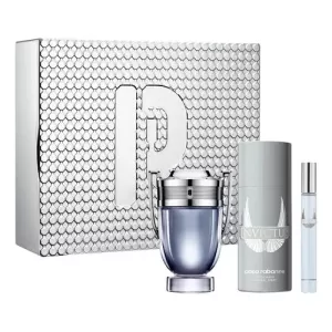 Estuche Paco Rabanne Invictus / Eau de Toilette / EDT - 100 ml / 3.4 oz  3 PZAS