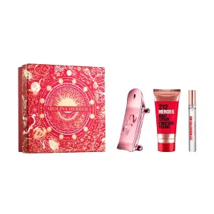 Estuche Carolina Herrera 212 Heroes / Eau de Parfum / EDP - 2.7 oz/ 80ml / 3 piezas 7 ml + BL