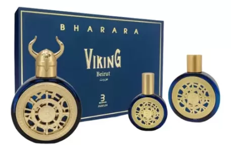 Estuche Bharara Viking Beirut / Eau de Parfum / EDP - 100 ml / 3 Piezas