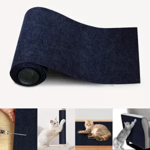 Rascador de Gatos Autoadhesivo:  Alfombra de Fieltro Resistente a Arañazos para Paredes y Muebles, Ideal para Protección y Juego.