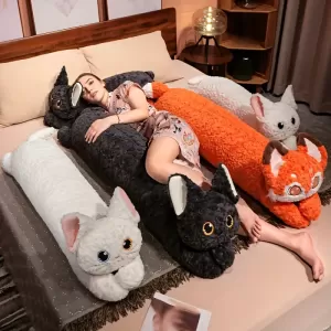 Cojín Largo y Suave para Gatos: Comodidad y Diseño Moderno para Todo el Año