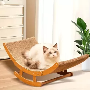 Rascador para Gatos con Hamaca Colgante de Sisal Resistente