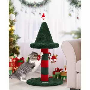 Rascador de Navidad para Gatos: Juguete Interactivo y Decorativo para el Bienestar de tu Mascota