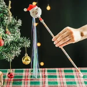 Varita de Juguete Navideño para Gatos con Diseños de Dibujos Animados
