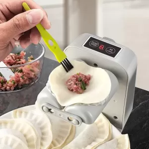 Dumpling Maker Machine with Spoon and Brush - Quick and Easy Wonton and Dumpling Press Tool