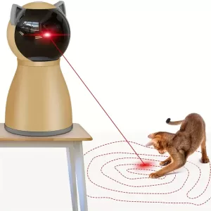Automatic Laser Cat Toy with Real Random Trajectory – Rechargeable Interactive Pet Toy for Cats, Kittens, and Dogs