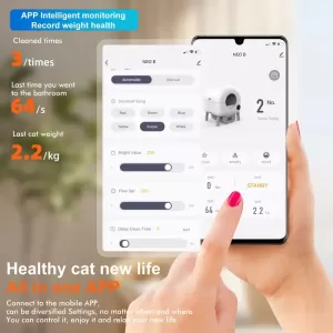 Smart Self-Cleaning Cat Litter Box – Large Capacity with Infrared, Gravity & Ambient Light Sensors – Perfect for Multi-Cat Homes