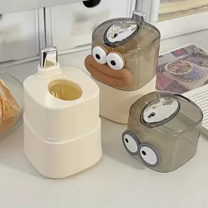 Automatic Toothpick Dispenser – Creative Cartoon Design, Pop-Up Feature for Easy Access – Ideal for Kitchen, Dining Table, and Restaurants