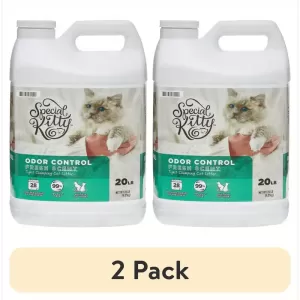 Fresh Scent Clumping Cat Litter – 2 Pack (20 lb) – Easy to Scoop, Odor Control, Low Dust
