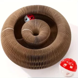 Interactive Cat Scratching Board with Jingly Bell - Musical Organ Style Scratch Pad for Cats - Fun Climbing Toy - Catnip-Free - Durable and Long-Lasting Cat Toy