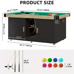 Multi-Functional Wooden Cat Cabinet with Interactive Toys and Hidden Litter Box
