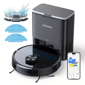 Robot Vacuum Cleaner with Self-Emptying and 4000Pa Suction Power