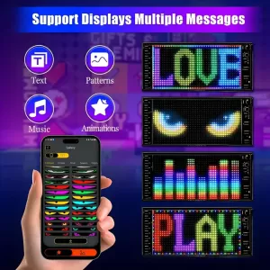 Programmable Scrolling LED Sign with Custom Text and DIY Patterns