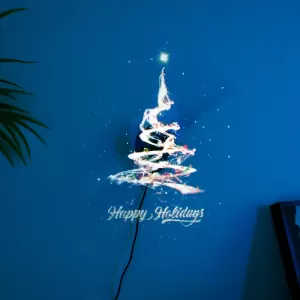 3D Hologram Projection Lamp - Futuristic LED Table Light for Home, Office, and Events