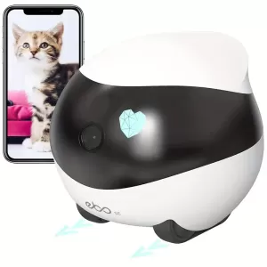 Smart Movable Home Security Camera Robot with 1080P HD, Night Vision, Auto-Charging, and Two-Way Audio