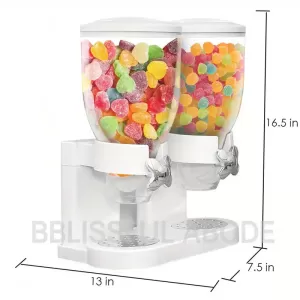 Introducing our 2-Liter Cereal Dispenser—the perfect solution for keeping your favorite cereals and dry foods fresh and easily accessible.