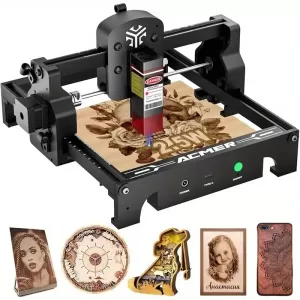 ACMER P1 S Mim Laser Engraving Machine – 36W Wi-Fi CNC Engraver for Metal, Leather, Glass, and More