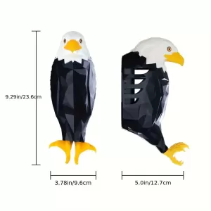 Bald Eagle Magnetic Wall Light – Decorative Night Light with Remote Control for Halloween, Christmas, and Year-Round Elegance