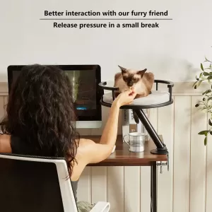 Cama Elevada para Gatos de Escritorio: La Comodidad Ideal para tu Gato en Casa u Oficina