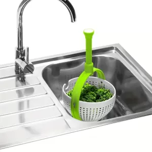 Multi-Purpose Salad Spinner & Fruit Washer – Wash, Drain, and Store with Ease