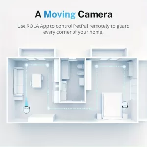 Smart Pet Robot with Treat Dispenser and HD Camera – The Ultimate Companion for Cats and Dogs