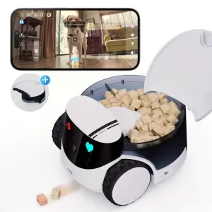 Smart Pet Robot with Treat Dispenser and HD Camera – The Ultimate Companion for Cats and Dogs