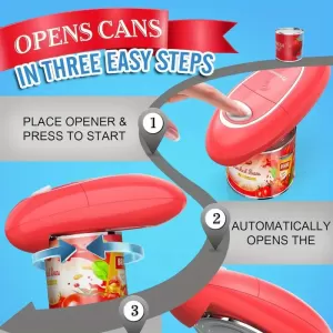 Portable Electric Can Opener – Open Any Can with Ease and Safety