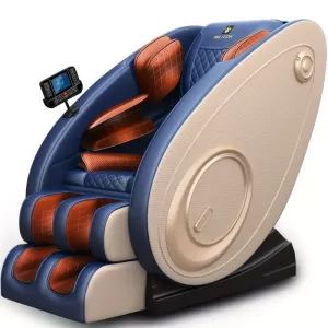 Silla de Masaje de Cuerpo Completo con Gravedad Cero, Calefacción y Rodillos Shiatsu