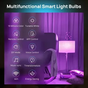 Bombillas Inteligentes LED RGB: Ilumina Tu Hogar con Tecnología Moderna y Versátil