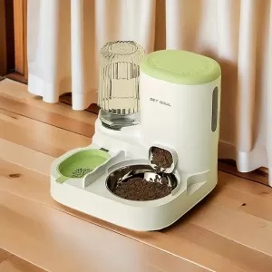 Comedero Automático y Dispensador de Agua para Mascotas - Solución Todo en Uno para Gatos y Perros