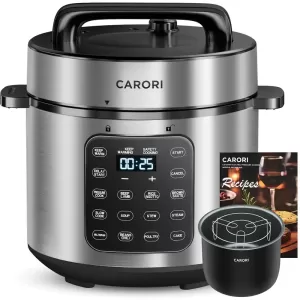 Olla de Presión Eléctrica CARORI 9 en 1 - Cocina Multifuncional con Diseño de Ventilación Segura