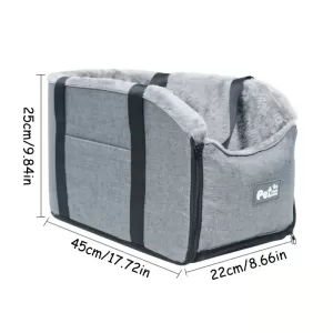 Portable Pet Car Seat and Travel Bag for Cats and Dogs: Comfort and Safety on the Go