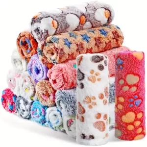 18-Piece Fleece Pet Blanket Set: Cozy and Stylish Comfort for Your Furry Friend