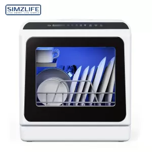 Compact Countertop Dishwasher with Built-In Water Tank – Perfect for Small Spaces and RVs